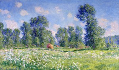 Frühlingswirkung, Giverny, 1890 von Claude Monet